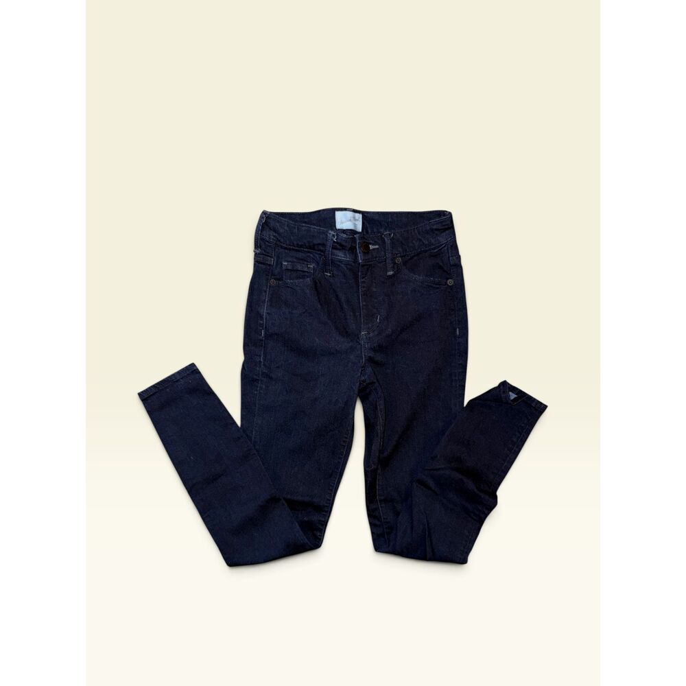 Universal Thread Women's Dark Navy Blue High Rise Skinny Stretch Jeans 00/24R - Picture 3 of 4